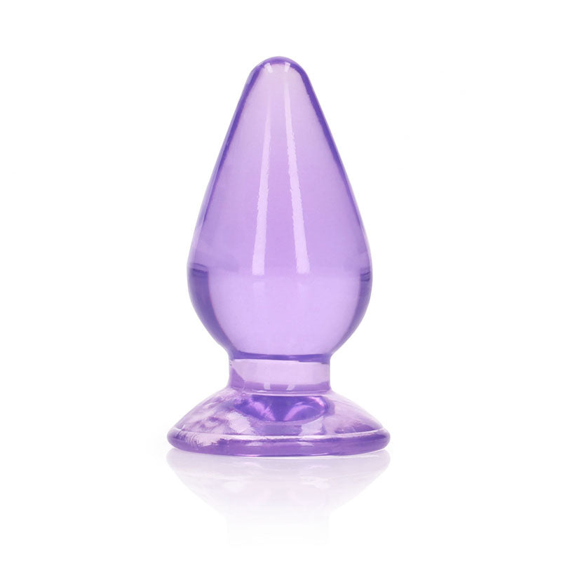 Real Rock Crystal Clear 3.5" Anal Plug - Club X